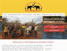 Tablet Screenshot of elephantsandbees.com